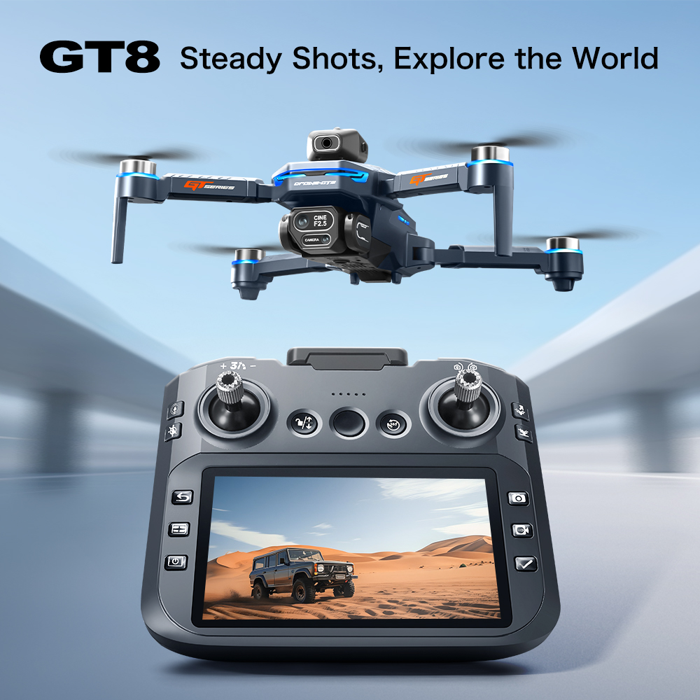 GT8 Max Faltbare Drohne 8K HD  – Drone Kit Professional Bewertung und Preis